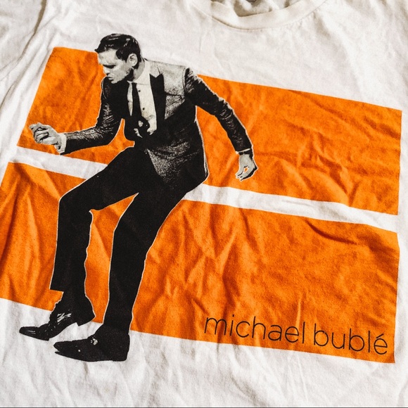 MICHAEL BUBLE T-SHIRT SZ MEDUIM - Picture 2 of 3
